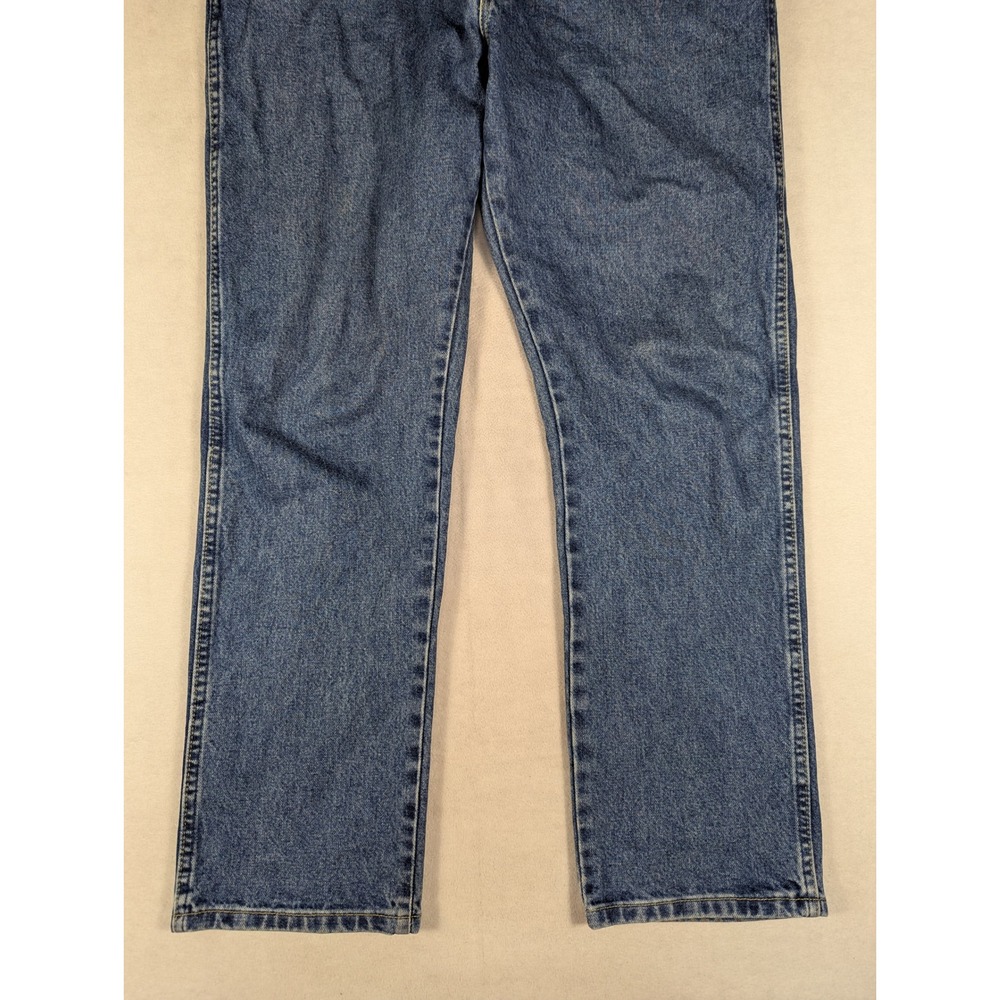 Wrangler George Strait Collection Mens Blue Jeans Size 34 1013MGSHD Straight Leg - Picture 4 of 8